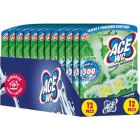 Multipacco 12x Ace WC Freschezza Mediterranea | Azione Igienizzante, Profumo Duraturo, Gel Sbiancante, Scorta 8.4 Litri