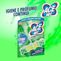 Multipacco 12x Ace WC Freschezza Mediterranea | Azione Igienizzante, Profumo Duraturo, Gel Sbiancante, Scorta 8.4 Litri - immagine 4