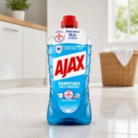Multipacco 12x Ajax Disinfettante Pavimenti | Detergente Igienizzante, Formula Attiva, Pulizia Profonda, Scorta 15 Litri - immagine 5