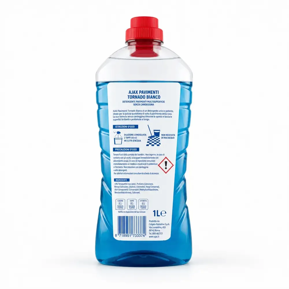 Multipacco 12x Ajax Tornado Multiuso | Spray Detergente Potente, Azione Sgrassante, Pulizia Rapida, Scorta 12 Litri - immagine 2