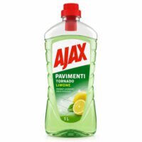 Multipacco 12x Ajax Tornado Limone | Detergente Multiuso, Forza Sgrassante Extra, Freschezza Agrumata, Scorta 12 Litri