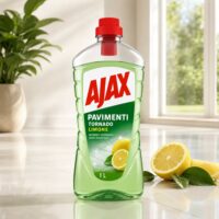 Multipacco 12x Ajax Tornado Limone | Detergente Multiuso, Forza Sgrassante Extra, Freschezza Agrumata, Scorta 12 Litri - immagine 4