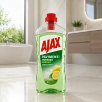Multipacco 12x Ajax Tornado Limone | Detergente Multiuso, Forza Sgrassante Extra, Freschezza Agrumata, Scorta 12 Litri - immagine 5