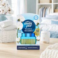 Multipacco 7x Ambi Pur 3Volution Ricarica | Fragranza Nuvole di Cotone, Tecnologia a 3 Profumi, Diffusione Continua, Scorta 140ml - immagine 7