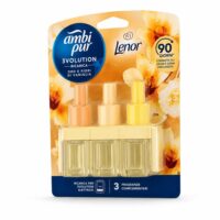 Multipacco 7x Ambi Pur 3Volution Ricarica | Fragranza Oro e Fiori di Vaniglia, Tecnologia 3 Profumi Alternati, Lunga Durata, Scorta 140ml - immagine 2