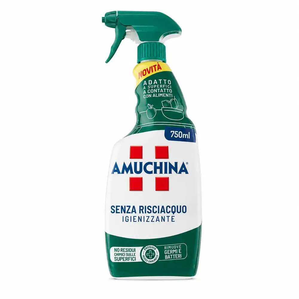 23212-jpg.webp Multipacco 12x Amuchina Igienizzante Superfici | Spray Senza Risciacquo, Azione Disinfettante, Pulizia Rapida, Scorta 9 Litri - immagine 1