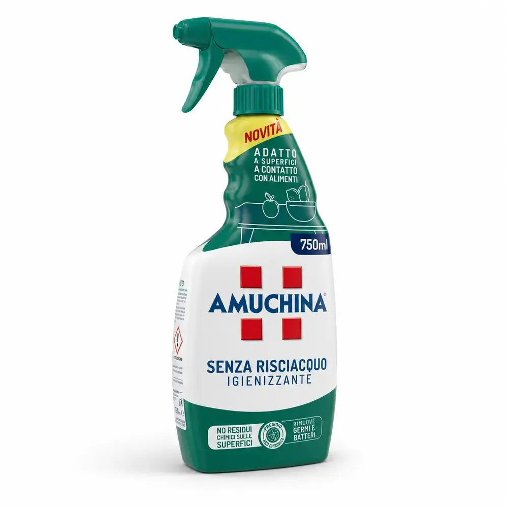 Multipacco 12x Amuchina Igienizzante Superfici | Spray Senza Risciacquo, Azione Disinfettante, Pulizia Rapida, Scorta 9 Litri - immagine 3