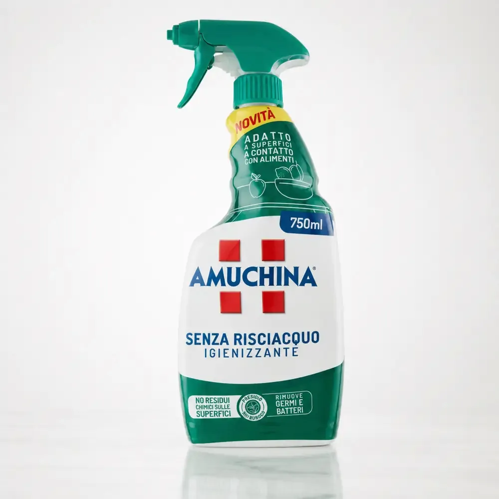 Multipacco 12x Amuchina Igienizzante Superfici | Spray Senza Risciacquo, Azione Disinfettante, Pulizia Rapida, Scorta 9 Litri - immagine 6