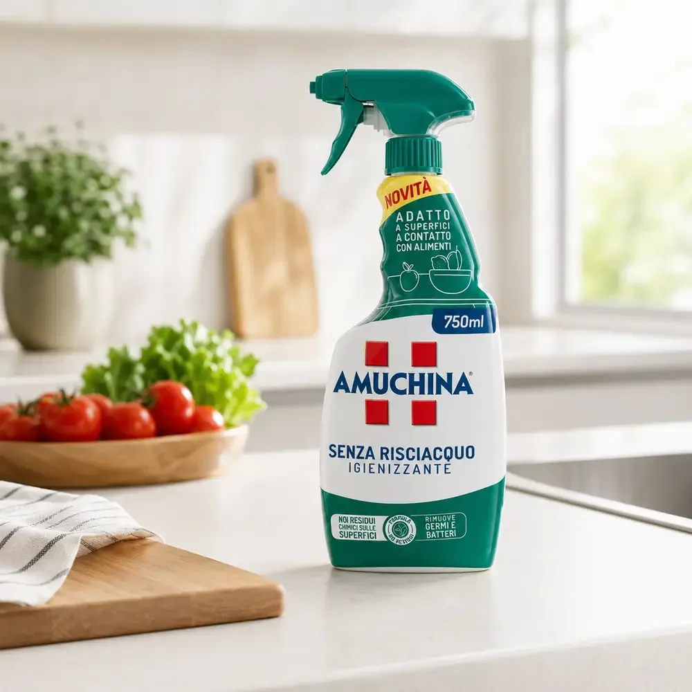 Multipacco 12x Amuchina Igienizzante Superfici | Spray Senza Risciacquo, Azione Disinfettante, Pulizia Rapida, Scorta 9 Litri - immagine 7