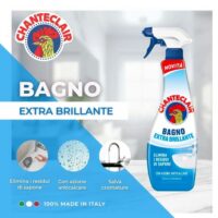 Multipacco 12x Chanteclair Bagno | Spray Detergente Anticalcare, Formula Extra Brillante, Pulizia Profonda, Scorta 7,5 Litri - immagine 5