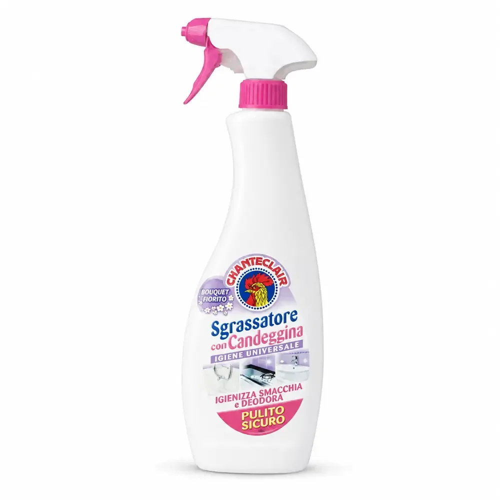 23236-jpg.webp Multipacco 12x Chanteclair Sgrassatore Candeggina | Profumazione Bouquet Fiorito, Igienizzante, Forza Sgrassante Extra, Scorta 7,5 Litri - immagine 1