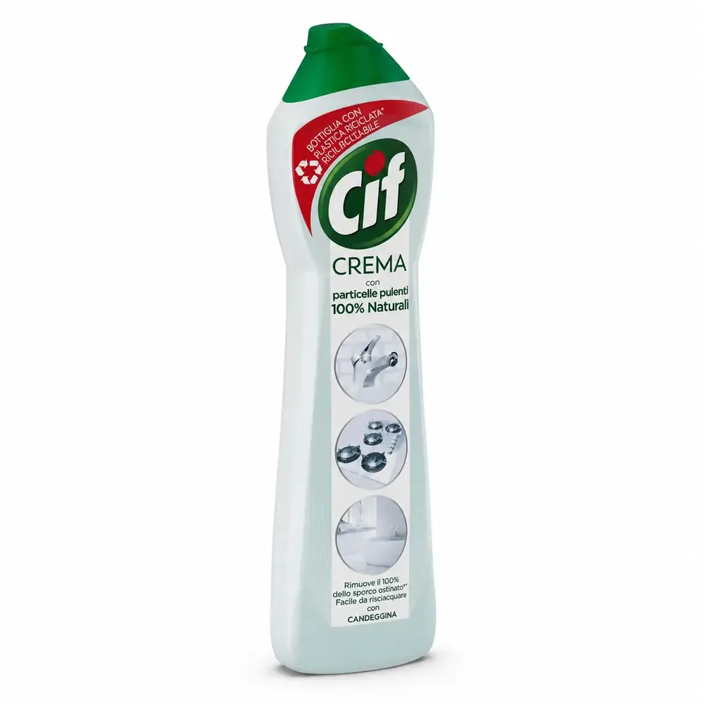 Multipacco 12x Cif Cremoso Original | Detergente in Crema, Azione Profonda, Rimuove lo Sporco Difficile, Scorta 3 Litri - immagine 2