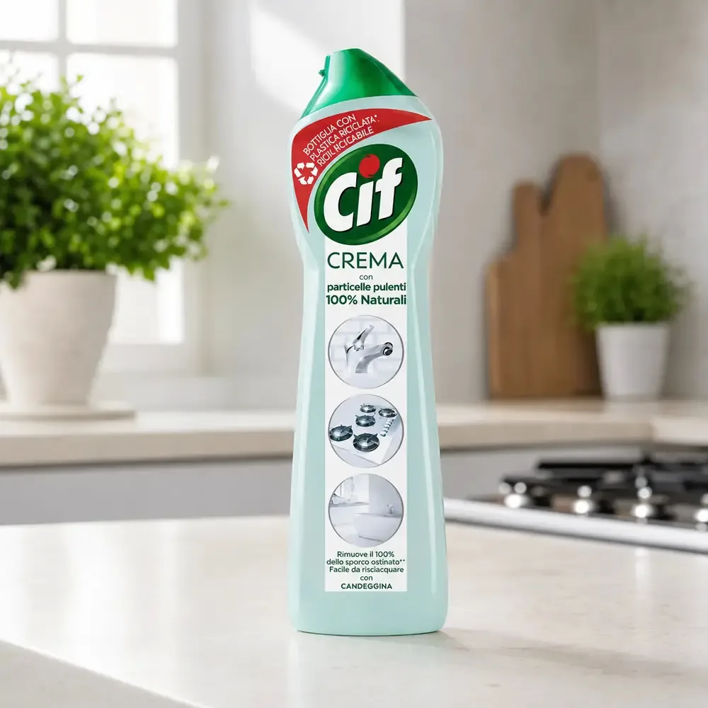 Multipacco 12x Cif Cremoso Original | Detergente in Crema, Azione Profonda, Rimuove lo Sporco Difficile, Scorta 3 Litri - immagine 7