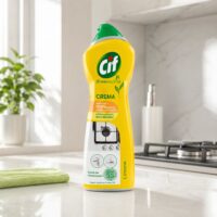 Multipacco 12x Cif Crema Spray Limone | Detergente Sgrassante, Efficacia Crema, Azione Rapida, Scorta 5,2 Litri - immagine 4