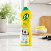 Multipacco 12x Cif Crema Spray Limone | Detergente Sgrassante, Efficacia Crema, Azione Rapida, Scorta 5,2 Litri - immagine 5