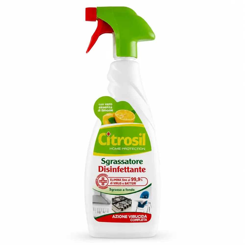 Multipacco 12x Citrosil Sgrassatore Disinfettante. Set da 12 flaconi Citrosil Home Protection Sgrassatore Disinfettante 650ml.