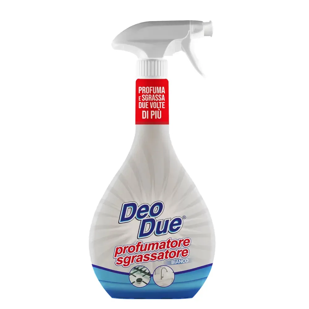 Multipacco 12x Deodue Sgrassatore Bianco. Set da 12 flaconi Deodue Sgrassatore Bianco 750ml.